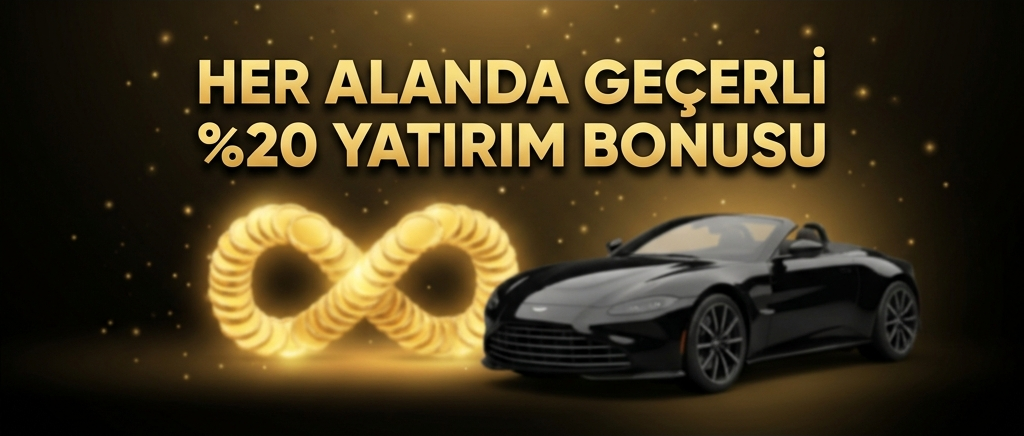 HER ALANDA %20 YATIRIM BONUSU